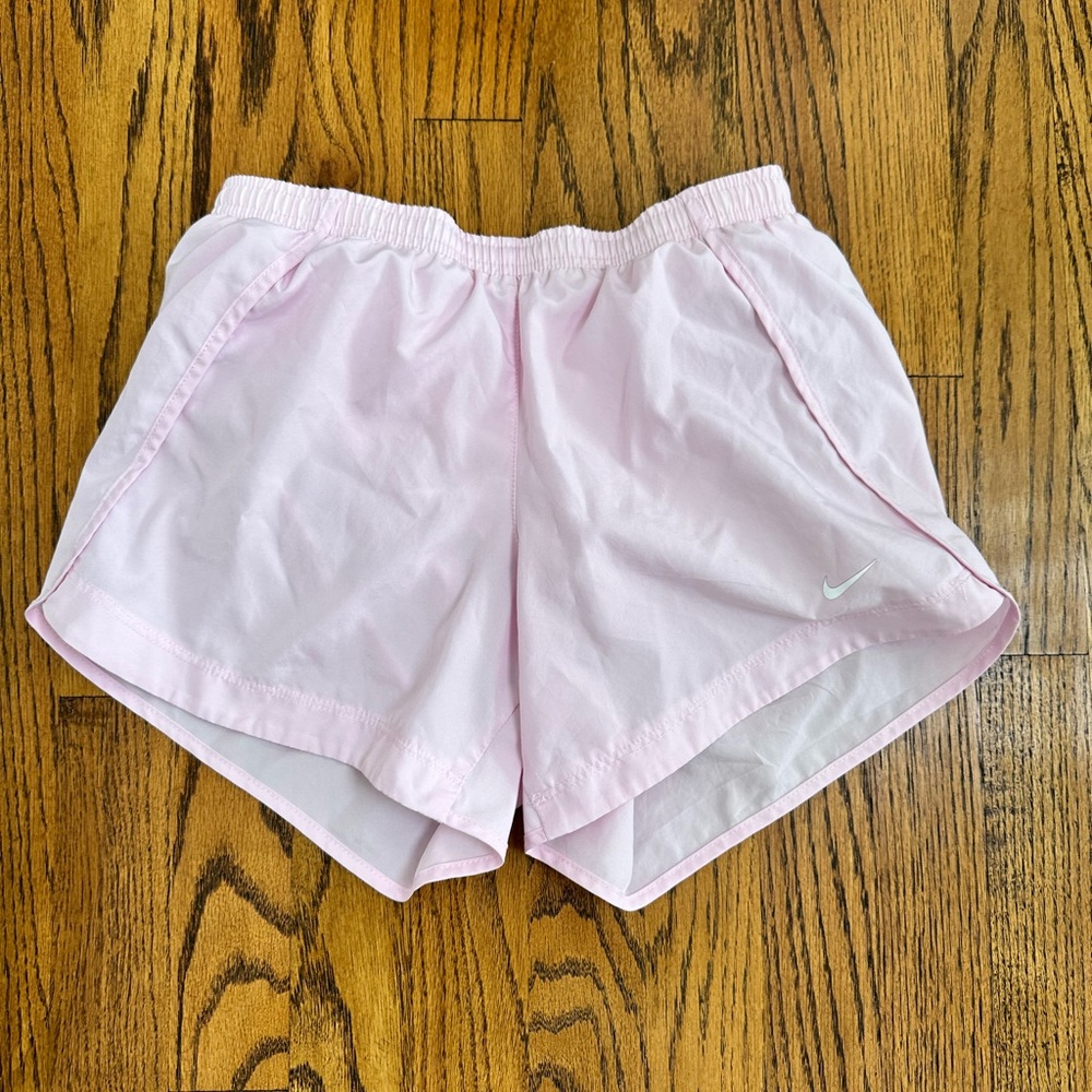 Nike dry fit shorts size YL EUC light pink/purple